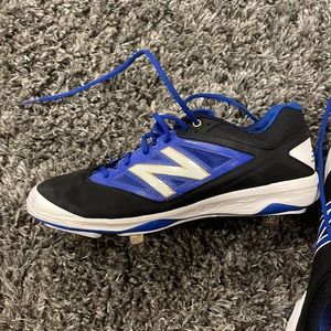 Size 11.5 Black and Blue New Balance Baseball Cleats